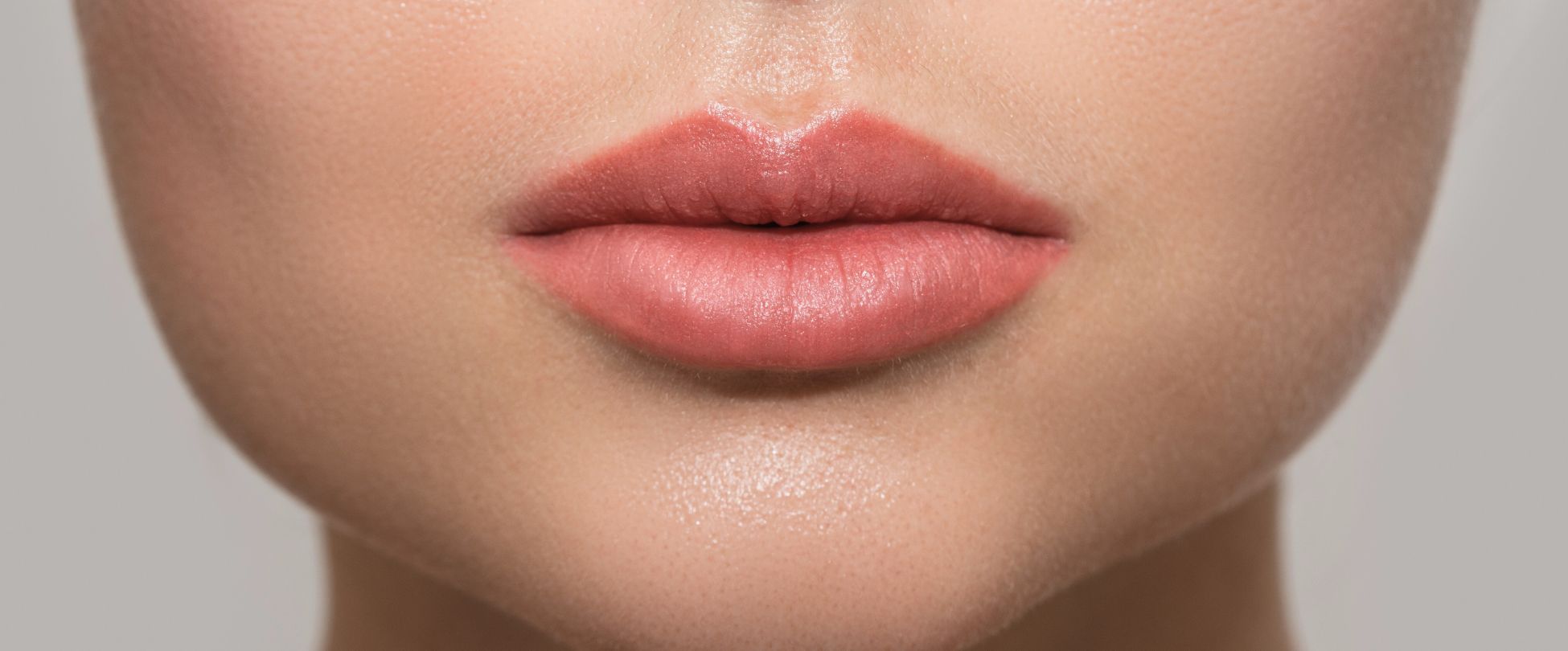 Natural lip fillers close up